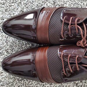 Brand New Fashion Brown Men's Formal Shoes Size 10